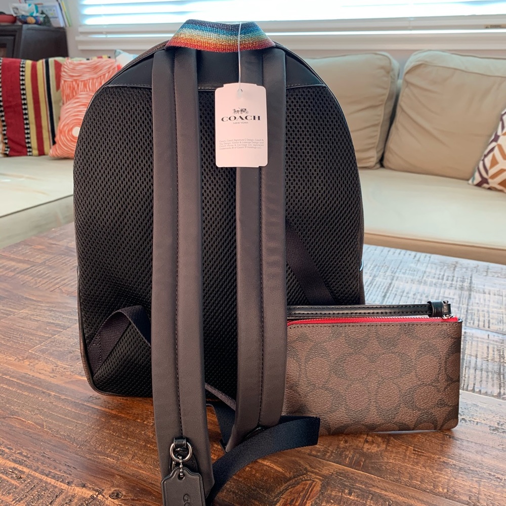 NWT Coach Medium Strawberry Backpack - Picture 3 of 8